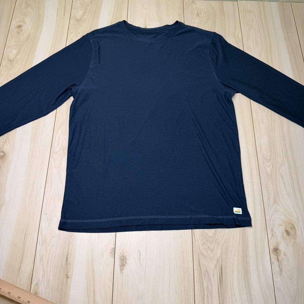 Vuori Men's Strato Tech Tee Size Sz L Blue